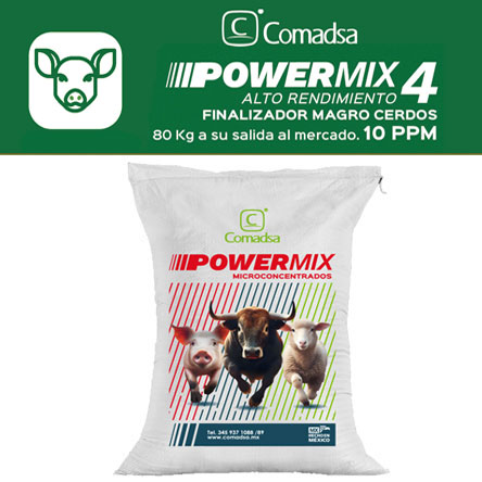 Power Mix 4 Finalizador Cerdos 10 PPM
